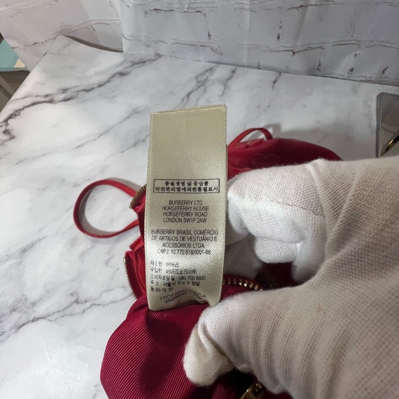 GUC Burberry PVC Prorsum Petal Pink Azalea Crossbody - Picture 5 of 6